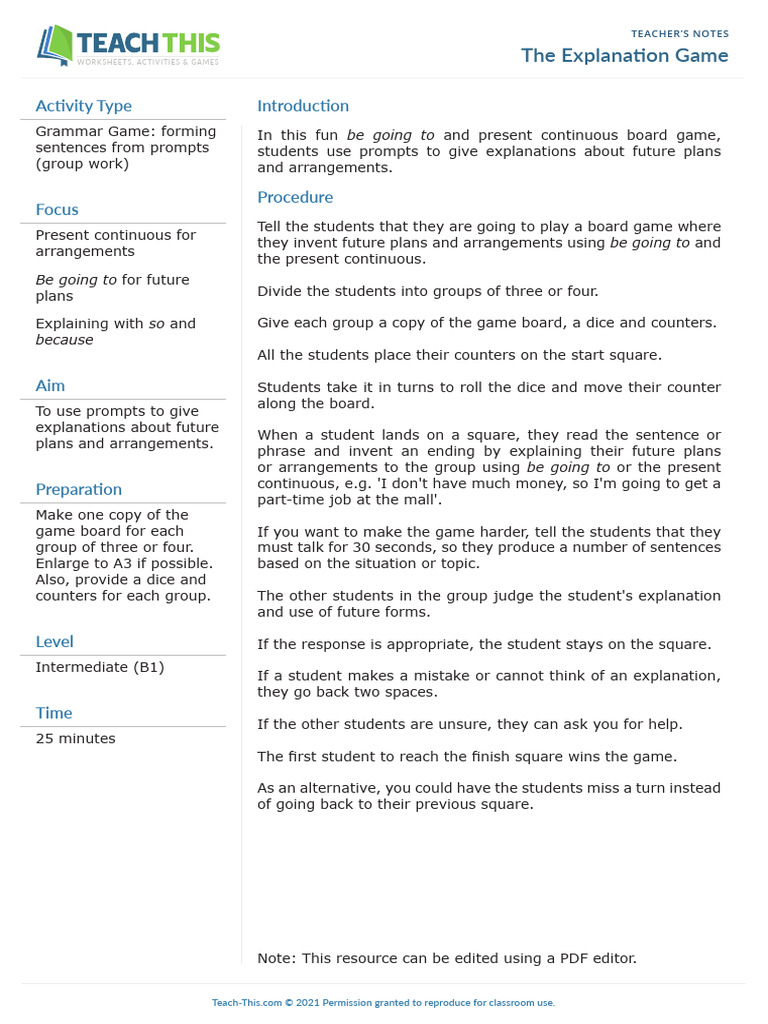 The Explanation Game PDF