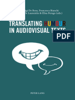 Translating Humour in Audiovisual Texts-Peter Lang AG (2014) Gian Luigi de Rosa, Francesca Bianchi, Antonella de Laurentiis, Elisa Perego (Eds.)