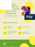 The Career Development of Youth and Young Adult With Disabilities
