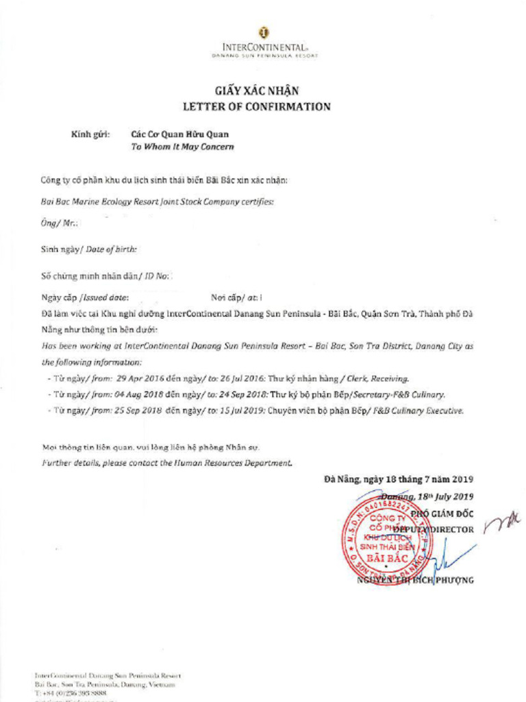 Work Confirmations | PDF