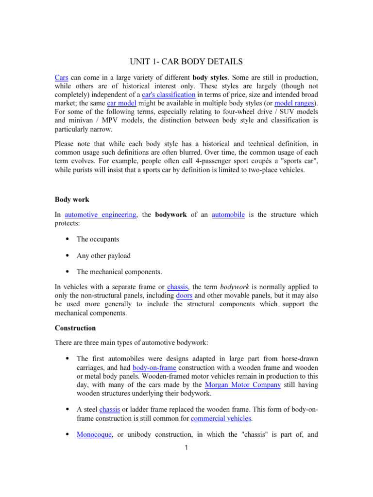 UNIT I Notes | PDF