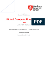 HANDBOOK 2023-24 LAW2464 UK and European Human Rights Law