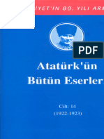 Atatürk'ün Bütün Eserleri Cilt 14 (1922-1923)