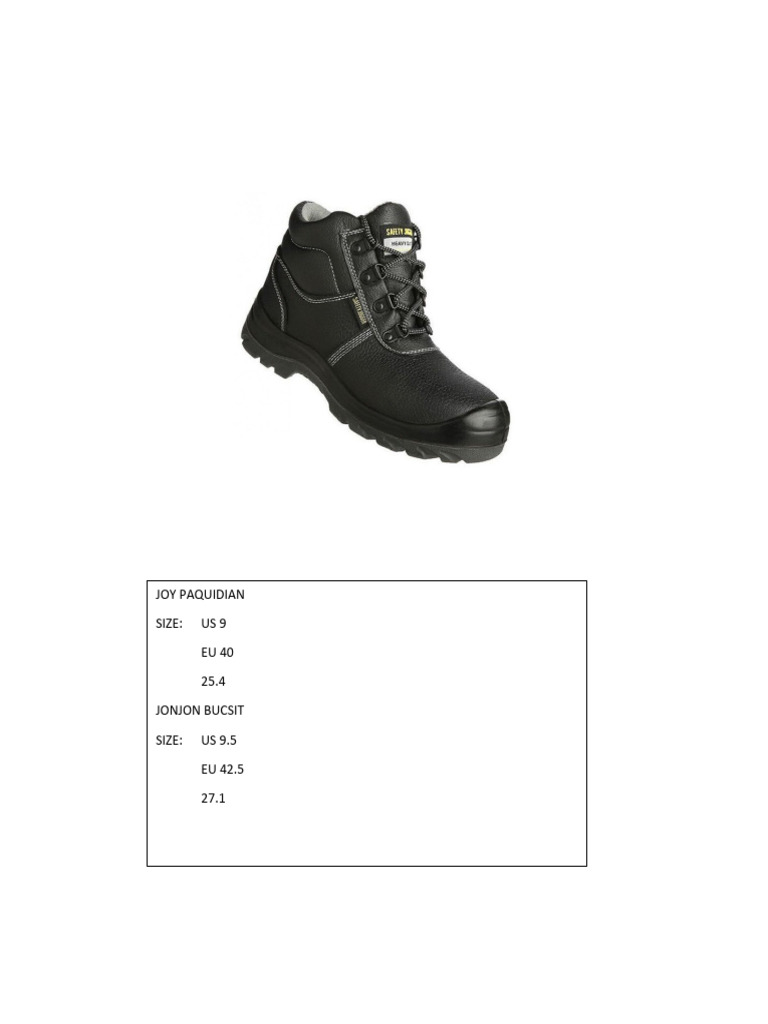 PPE Safety Shoes PDF