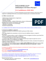 Appel __ candidatures Doctorat-IMSP 2020-2021