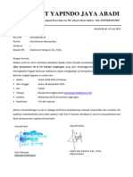 Surat Permohonan Narasumber Kegiatan Bedah Soal 2023 Kepada Septia Dwi Cahyani, S.KL., M.KL.