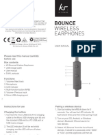 English - Bounce Wireless Headphones