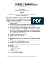 Surat Edaran Pelaksanaan HPS & MPLS Bagi Pesdik Baru 2023-2024