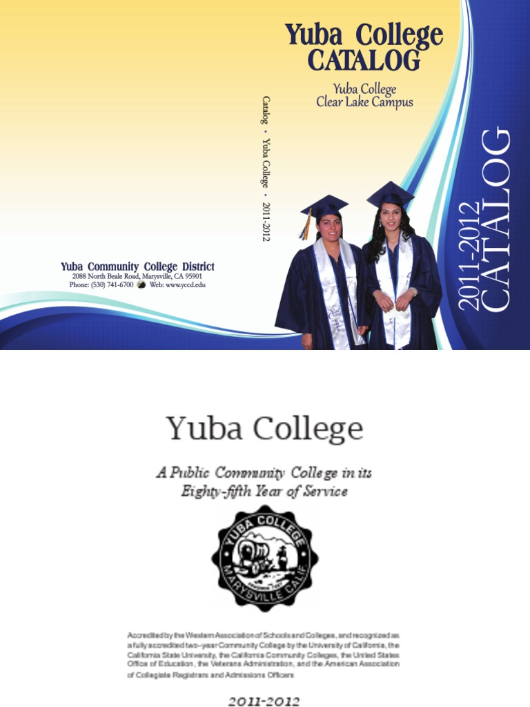 20112012 Yuba College Catalog PDF Educational Technology