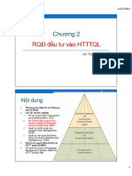 RQĐ đầu tư vào HTTTQL: Chương 2