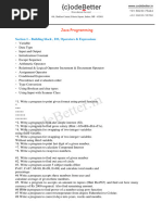 Java Programming Syllabus Assignment LabPractice