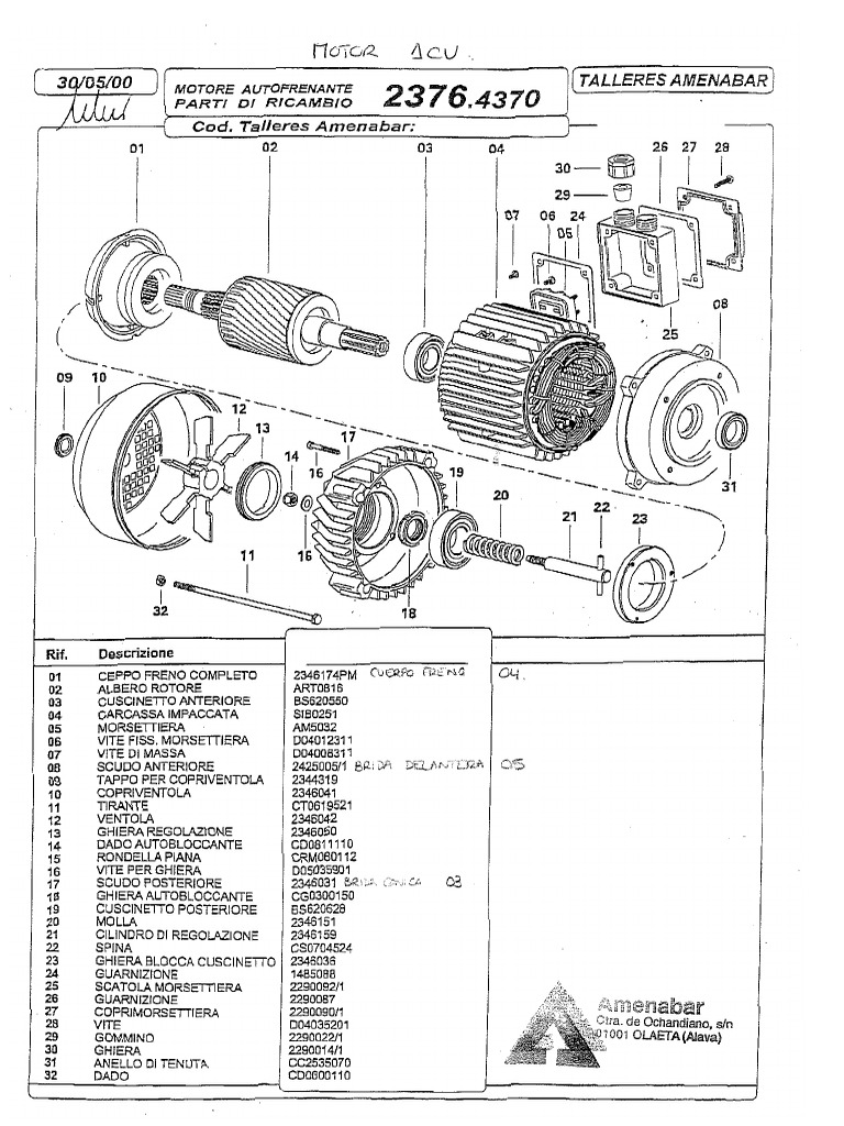 Despiece Motor | PDF