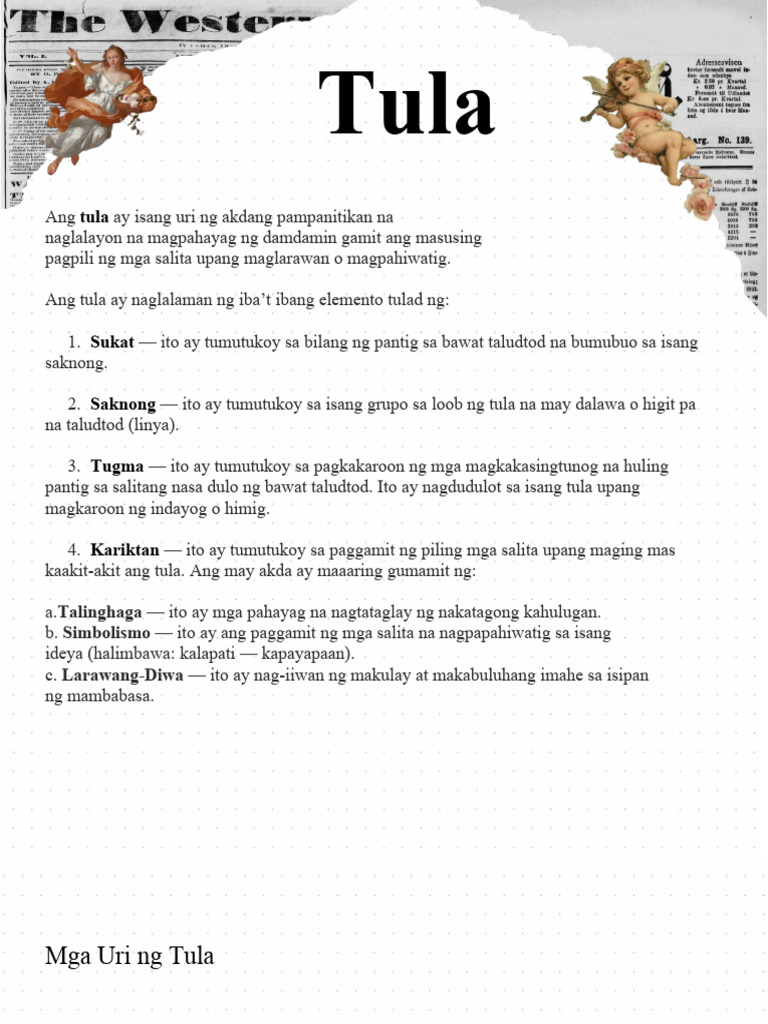 Tula Grade 9 | PDF