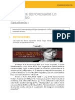 EJERCICIOS - SIMULACRO T3 - 2023-Niveles de Comprensión