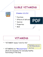 Fat Soluble Vitamins