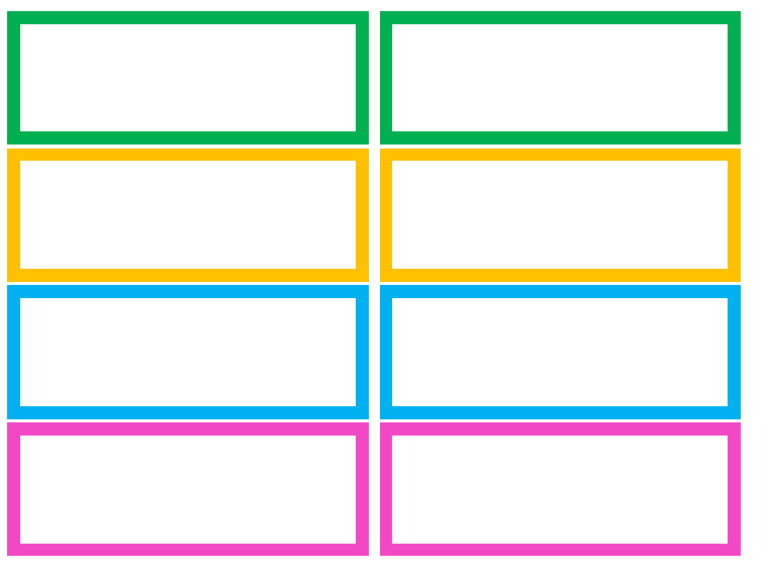 Tarjetas para Nombres | PDF