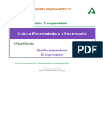 CE1 - Tema 1.1 Espíritu Emprendedor El Emprendedor