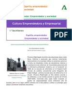 CE1 - Tema 1.2 Espíritu Emprendedor Emprendedor y Sociedad