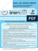 8º Simulado ENEM 2023 - 4º SAS - 2º Dia Prova e Resolução