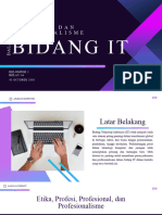 Pekerjaan & Profsionalisme Dalam Bidang IT-1