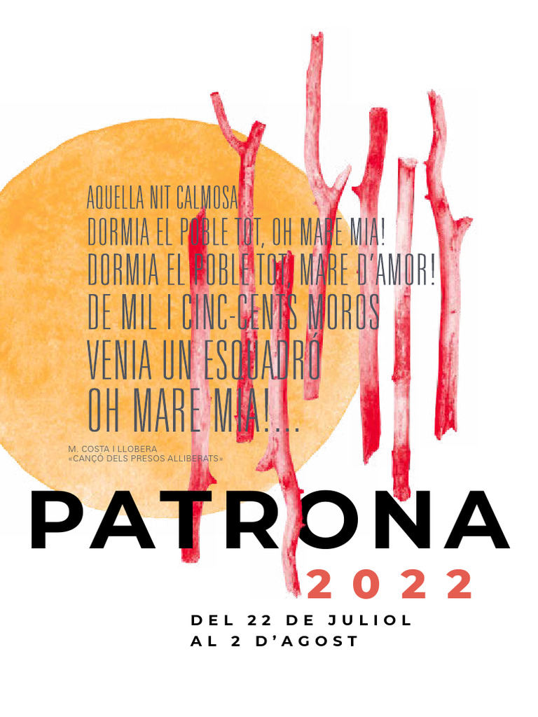Programa Patrona 2022 | PDF