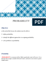 Lesson 10 Probabilities