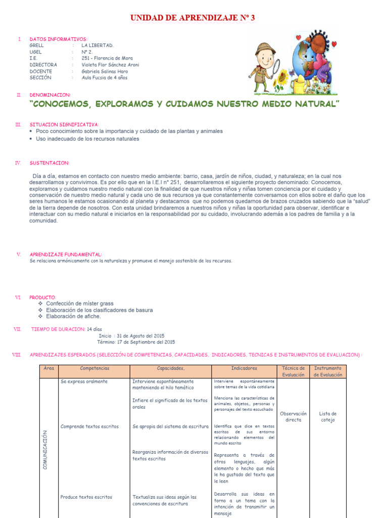 UNIDAD DE APRENDIZAJE No 3 | PDF