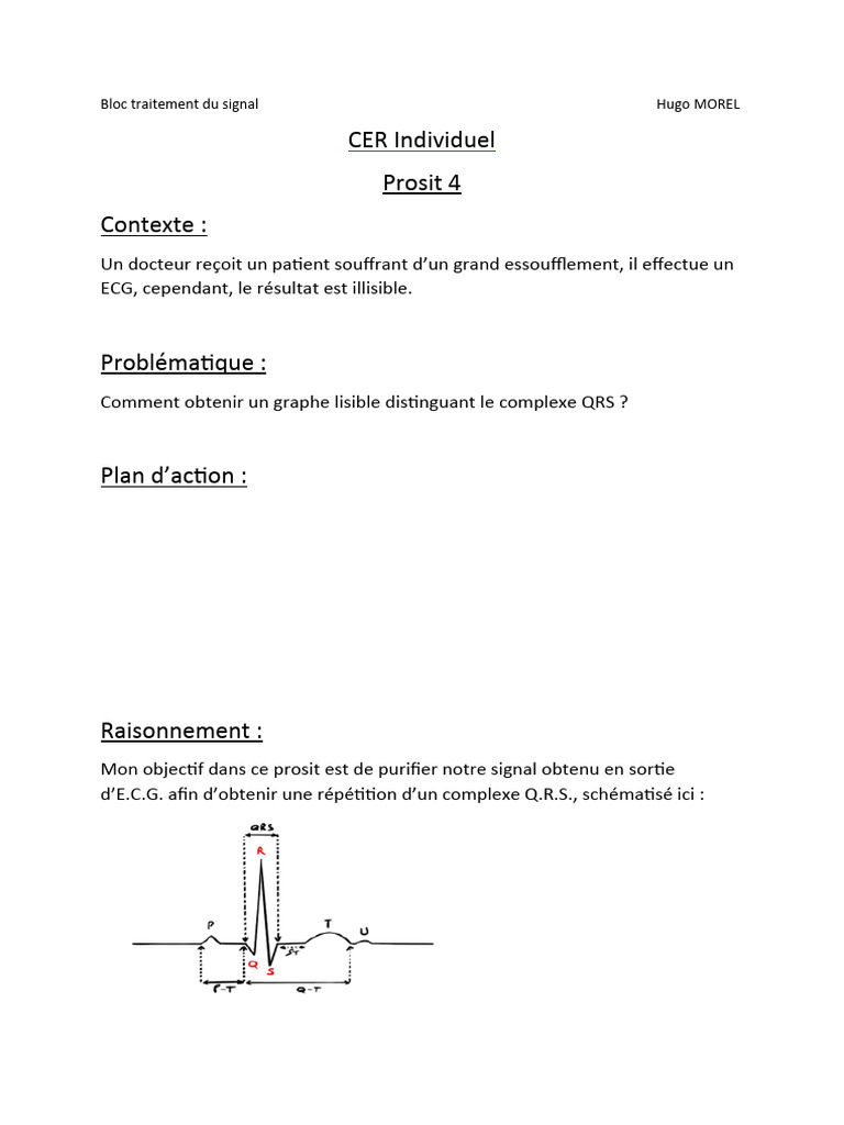 CER Individuel Prosit 4 Contexte | PDF