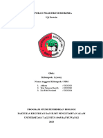 KELOMPOK 1 LAPORAN PRAKTIKUM BIOKIMIA PROTEIN