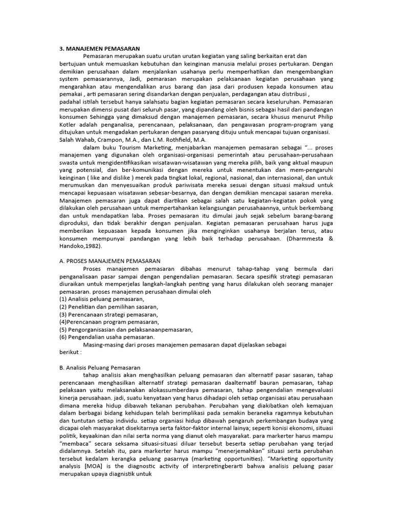 PT Permodalan Nasional Madani Manajemen Pemasaran. | PDF