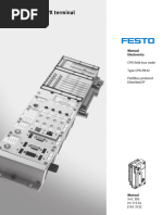 CPX Terminal: Manual Electronics CPX Field Bus Node Type Cpx-Fb32 Fieldbus Protocol Ethernet/Ip