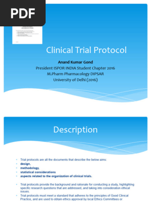 Clinical Trial Protocol