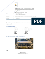Informe #002-23 Ingreso de Camioneta W6V761