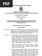 Download Peraturan Bupati Cirebon Nomor 27 Tahun 2011 Juknis Perda 6_2010 - Pilwu by Cahyono Orra Neckonecko SN67502601 doc pdf