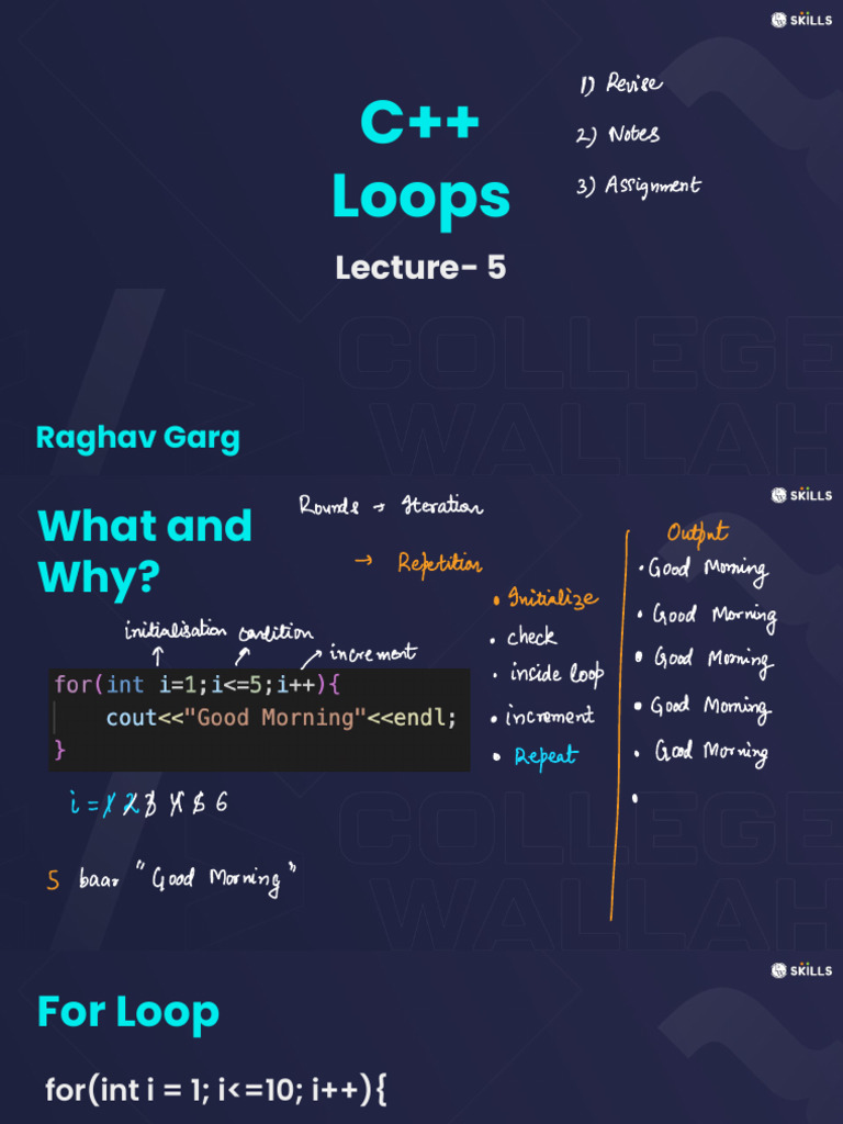 Loops 1 | PDF