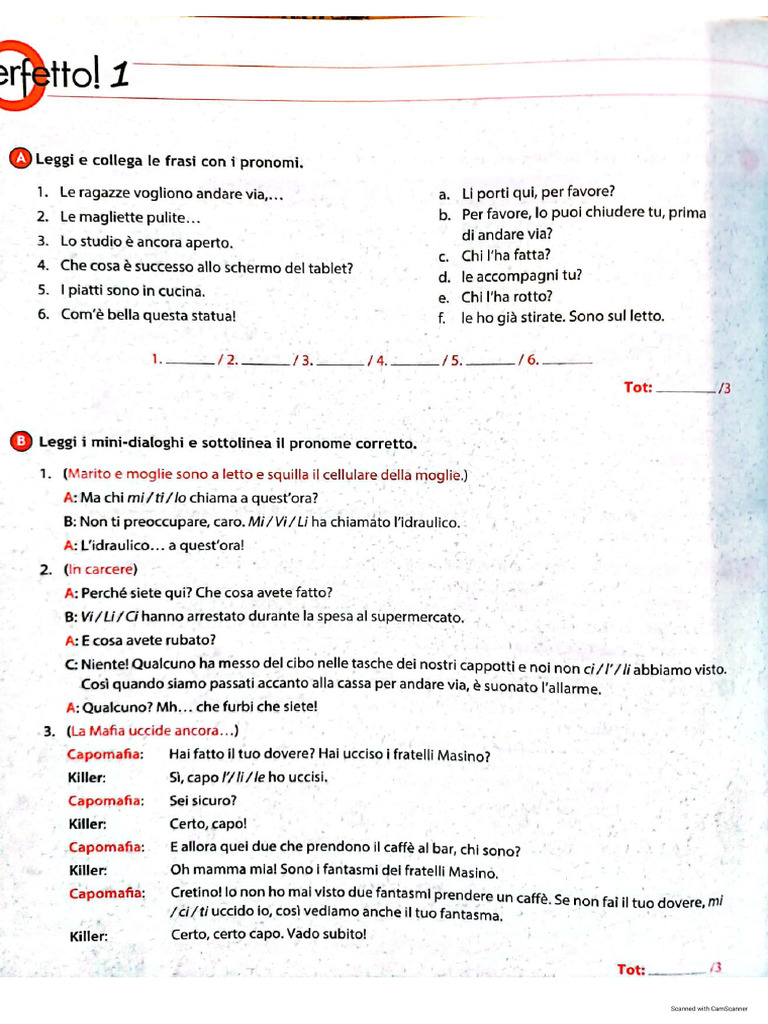Perfetto Test 3 p.108-111 | PDF