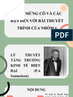 Ly Thuyet Tang Truong Kinh Te Hien Dai P.A Samuelson 1
