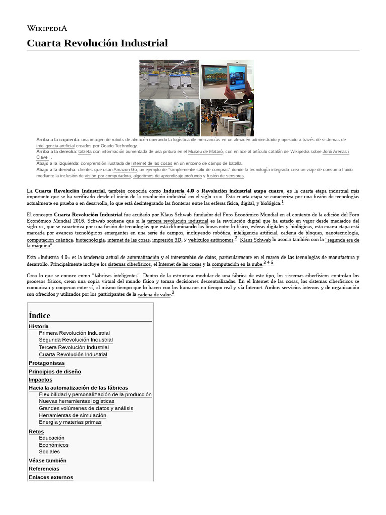 Inventos de la Cuarta Revolución Industrial | PDF