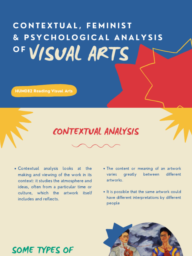 Lesson 8 Contextual Feminist and Psychological Analyis of Visual Arts ...