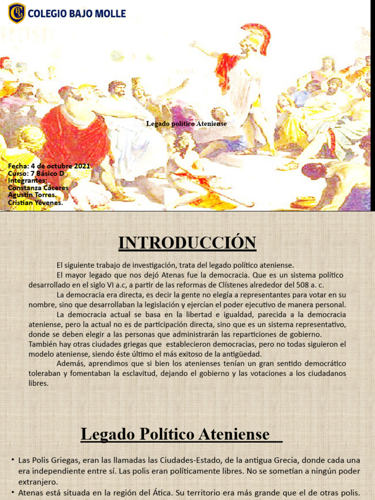 Legado de la Democracia Ateniense | PDF