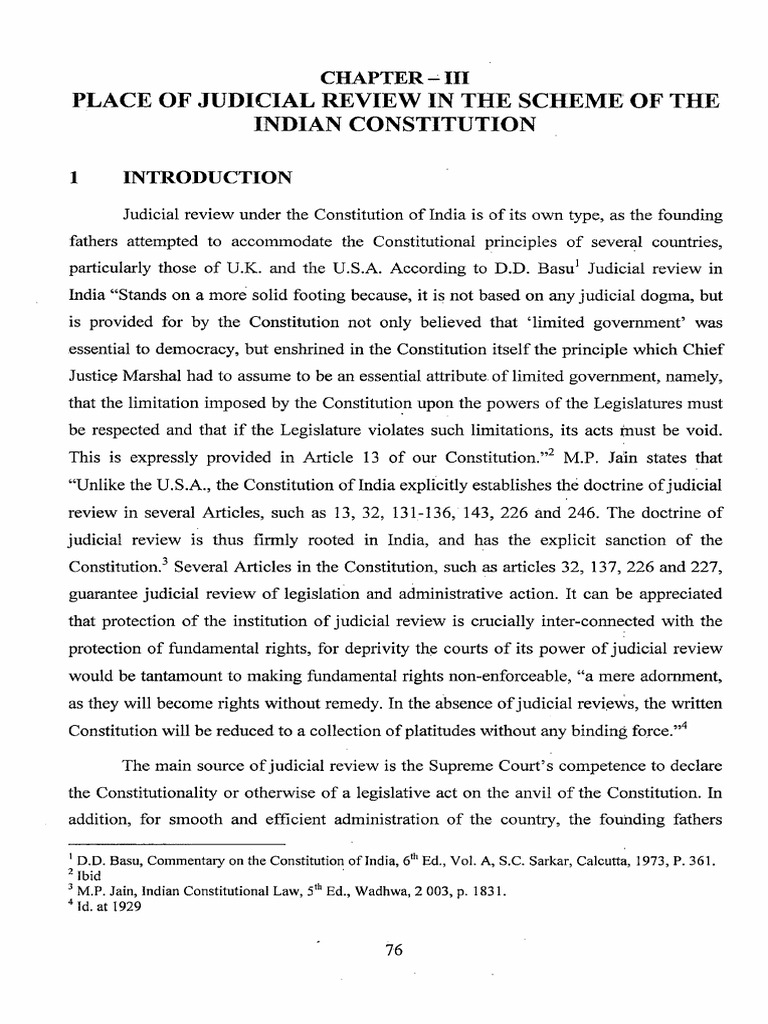 09 Chapter 3 PDF Constitution Judicial Review
