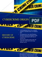 Cybercrime Origin