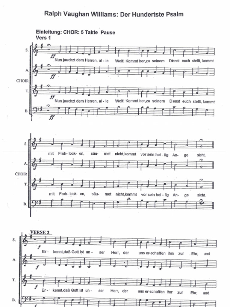 Psalm Vaughan Williams PDF