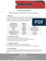 Boletim Do Produto - Digigold Alta Performance Transparente Brilho