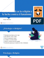 Salud Mental en La Religión y La Lucha Contra El Fanatismo - Final