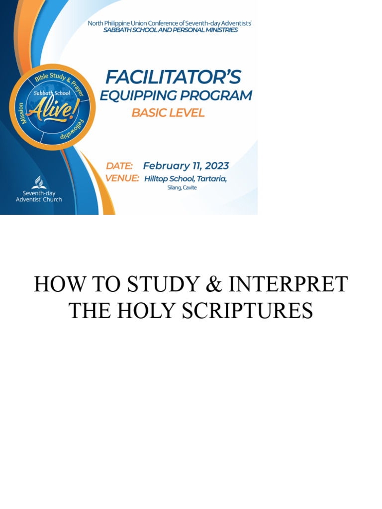 Effective Bible Study Techniques | PDF