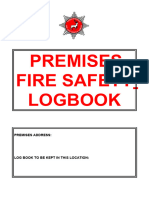 Premises Fire Safety Logbook