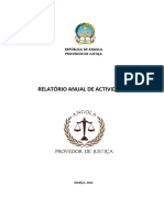 Provedoria Justica Relatório Anual 2021