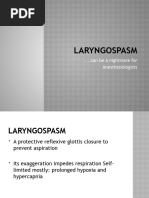 LARYNGOSPASAM