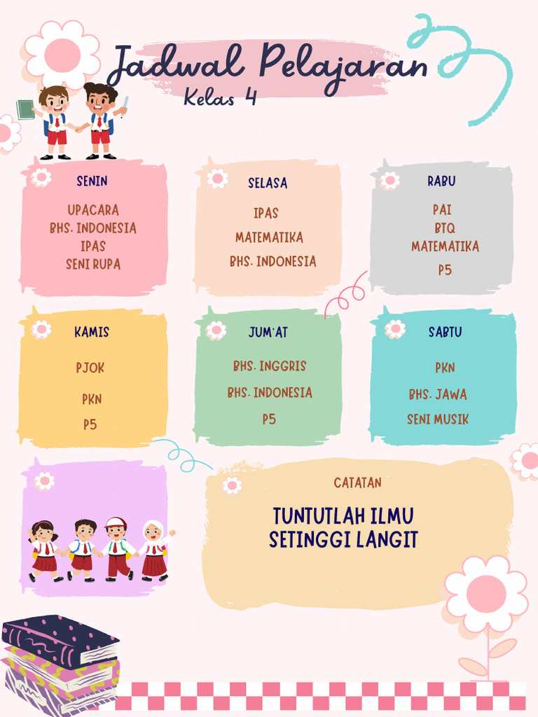 Jadwal Pelajaran | PDF